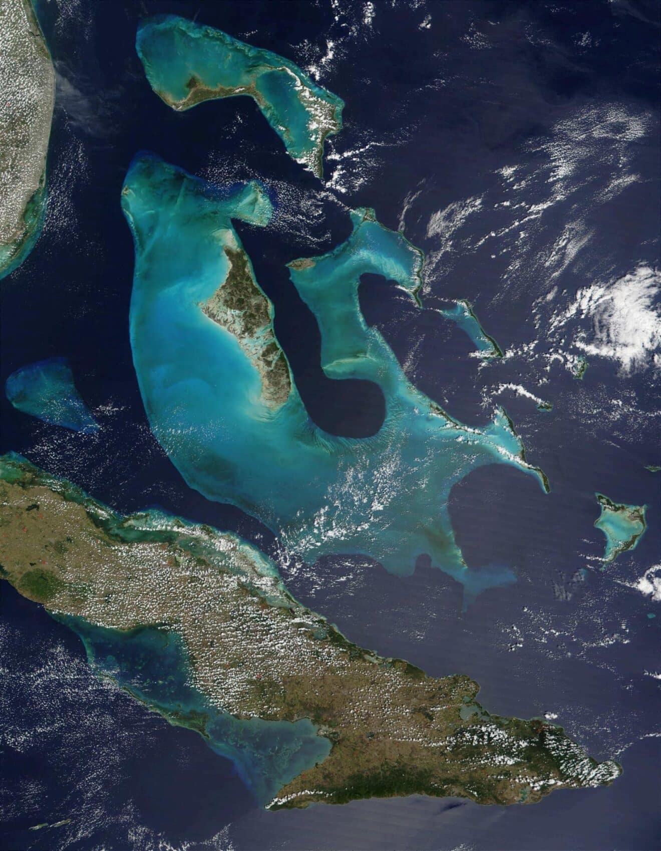 Bahamas from space