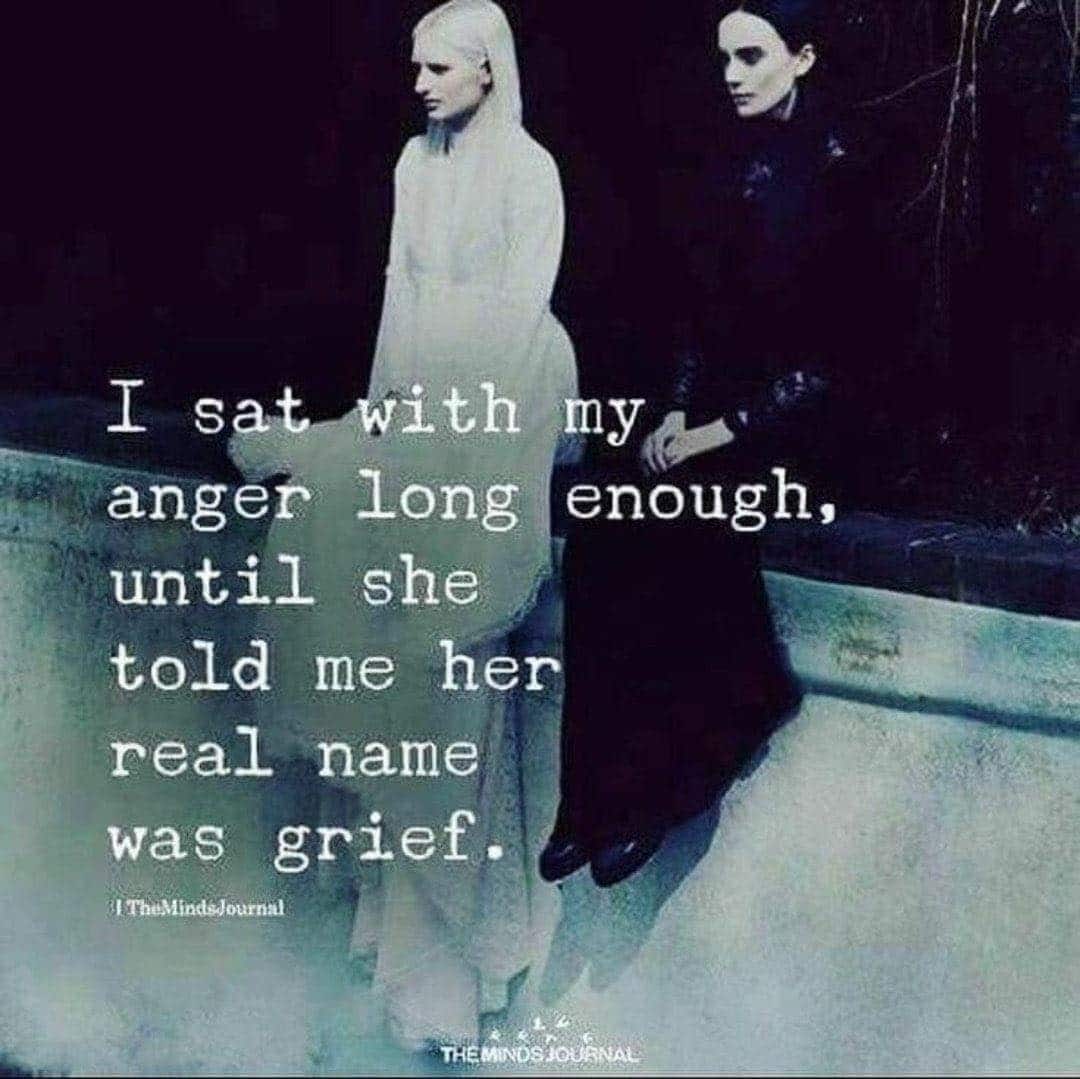 anger is grief
