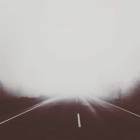 highway in fog