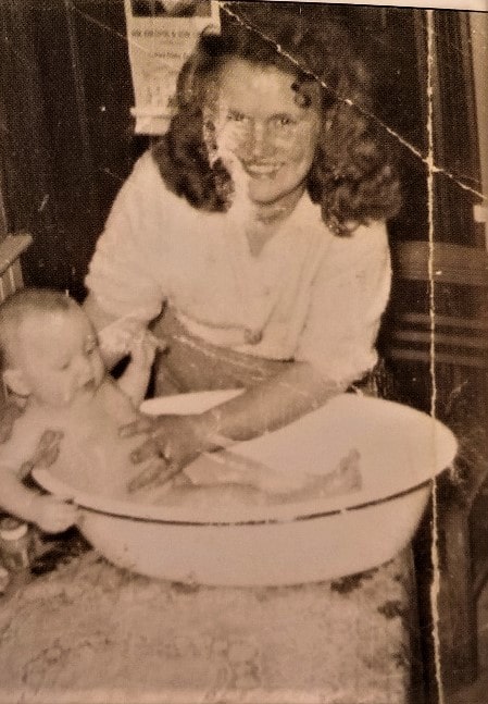 mom and me as a baby 2